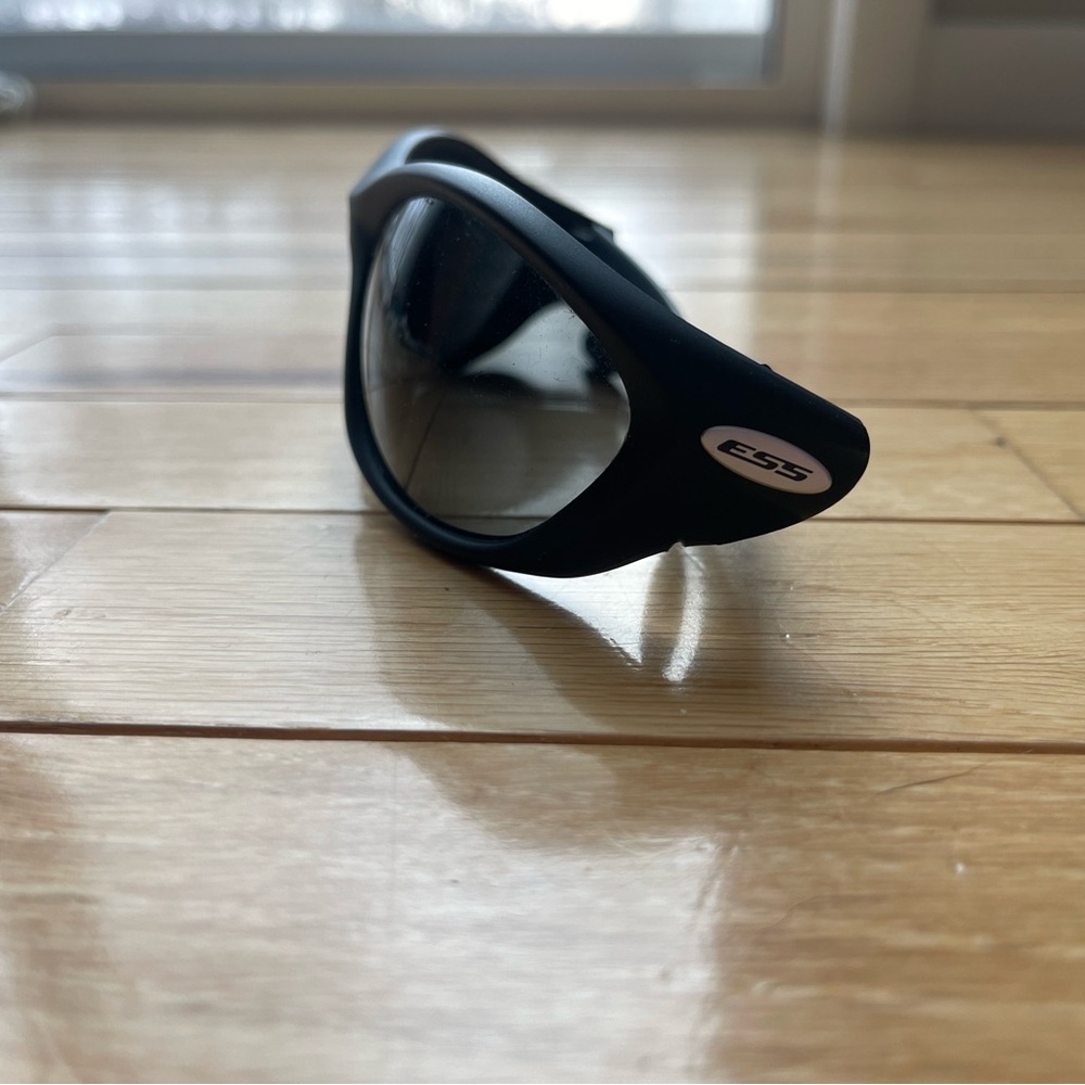 ESS Tactical Black Sunglasses with case NWT